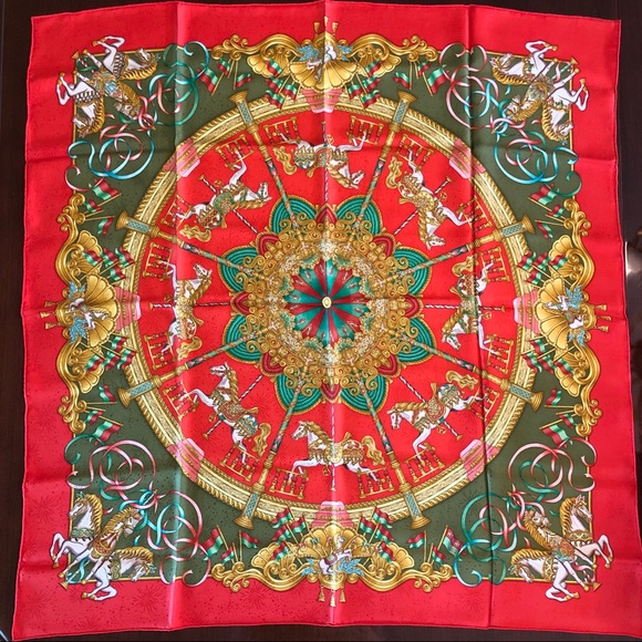 Hermes Accessories - Hermès Luna Park Jacquard Scarf